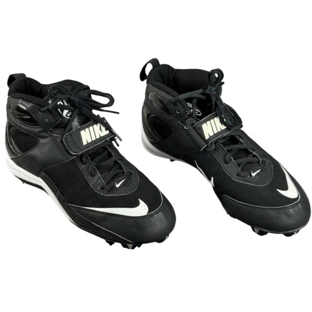 Nike Men's 9.5 Blade Shark Football Cleats Black High Top 315789-011 Athletic